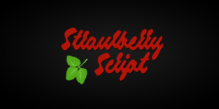 Strawberry Script字体 1