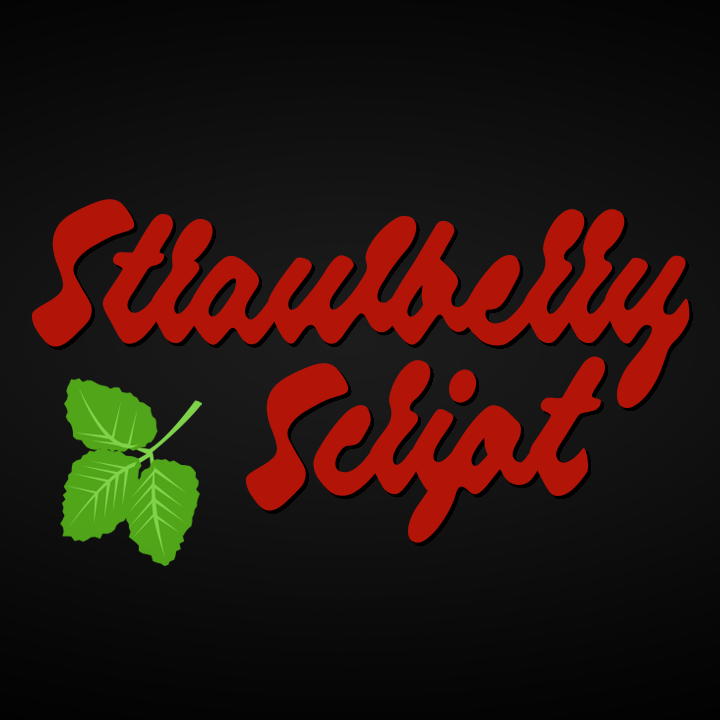 Strawberry Script字体 2