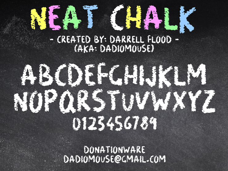 Neat Chalk字体 1