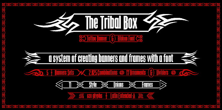 The Tribal Box字体 1