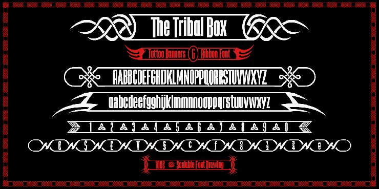 The Tribal Box字体 4