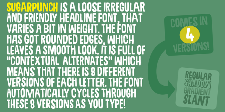 Sugarpunch字体 2