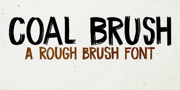 DK Coal Brush字体 1