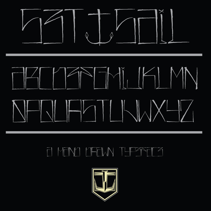 JL357_SET SAIL字体 1