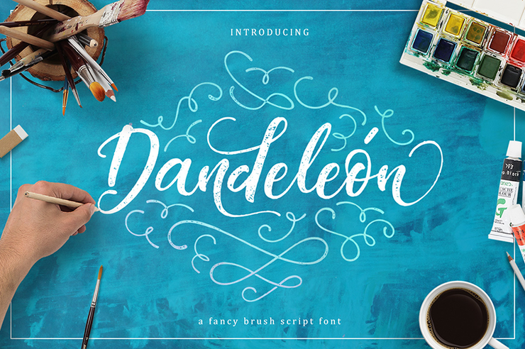 Dandeleon Vintage字体 1