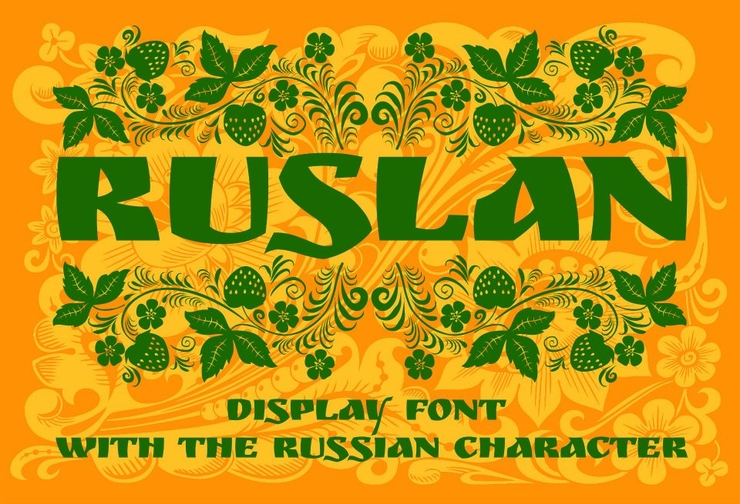 Ruslan Display字体 1