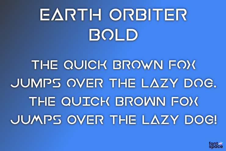 Earth Orbiter字体 5