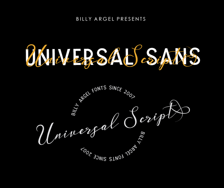 UNIVERSAL SANS字体 1