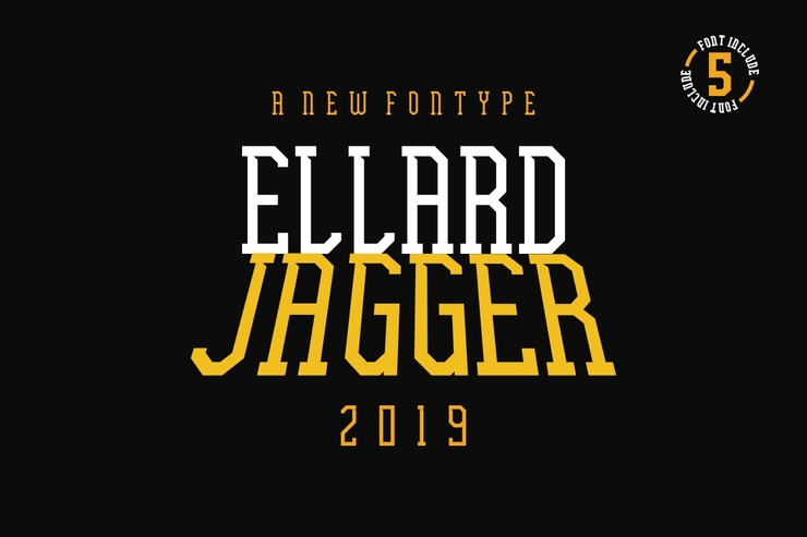 Ellard Jagger字体 3