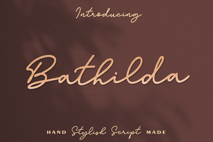 Bathilda字体 1