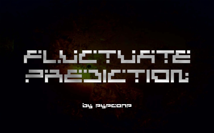 Fluctuate Prediction字体 1