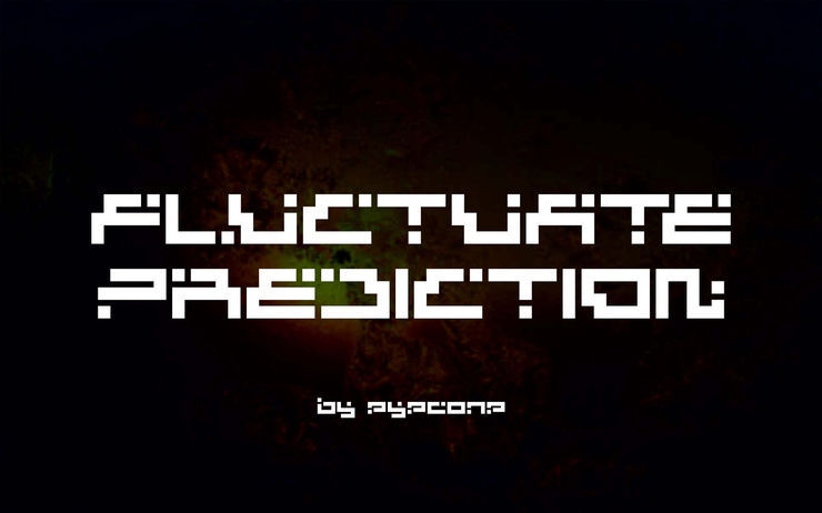 Fluctuate Prediction字体 2