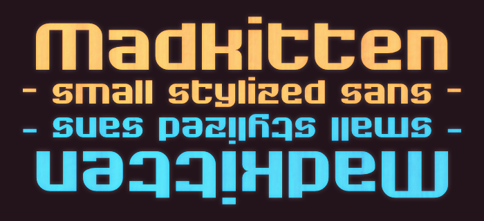 Madcat字体 3