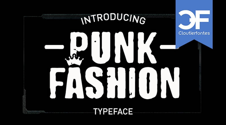 CF Punk Fashion字体 1