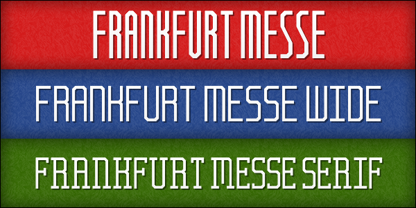 Frankfurt Messe字体 2