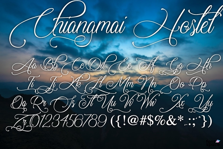 Chiangmai Hostel字体 1