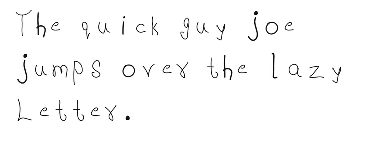 Joe Letter字体 2