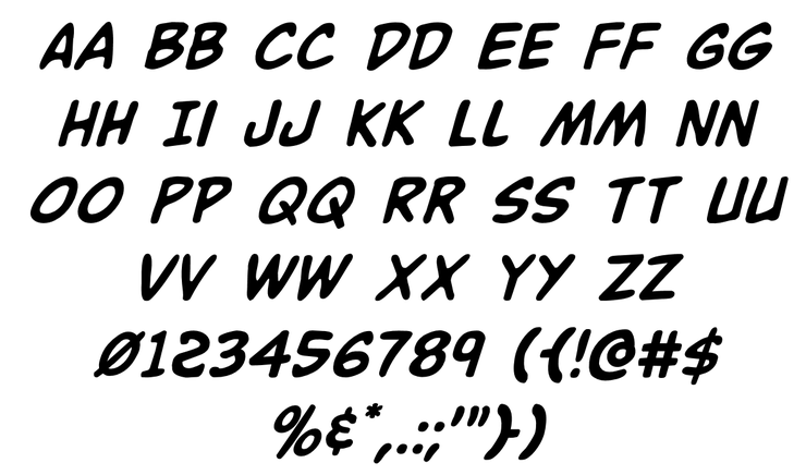 Buddy Champion字体 2