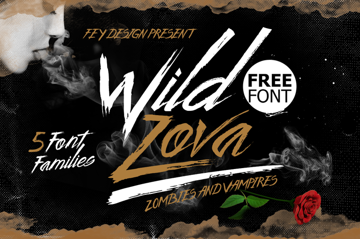 Wild Zova字体 4
