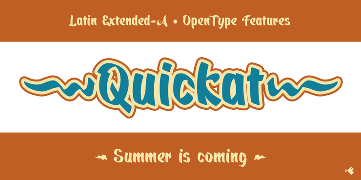 Quickat字体 3