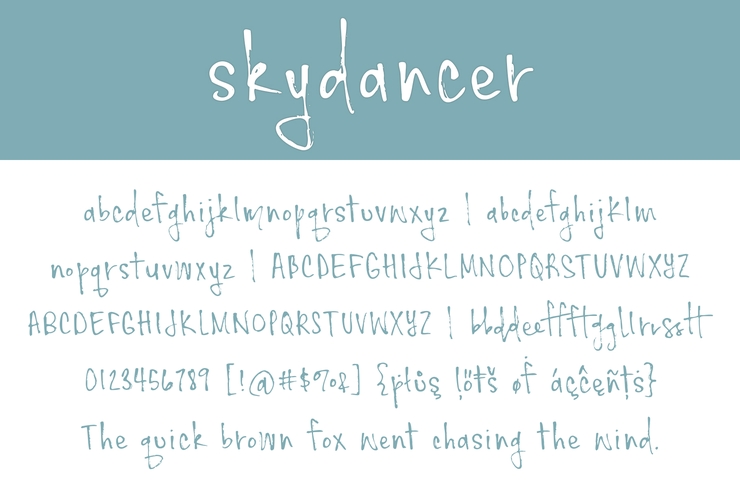 skydancer字体 1