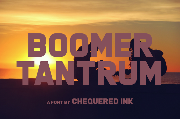 Boomer Tantrum字体 1