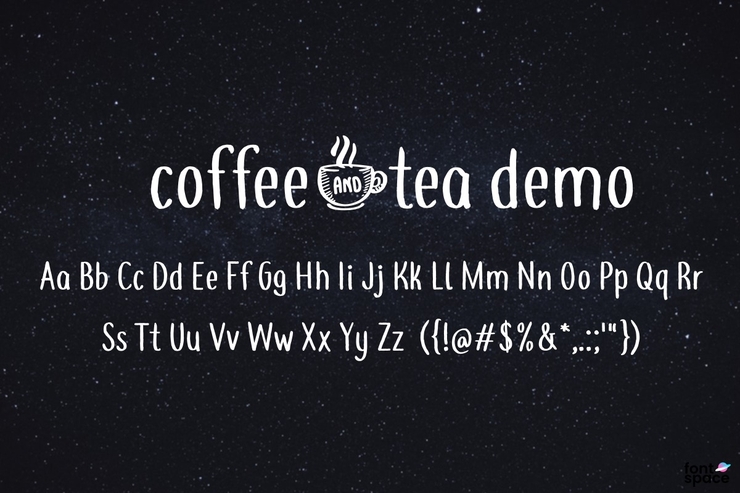 coffee+tea字体 1