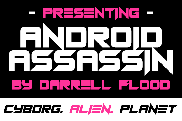 Android Assassin字体 1