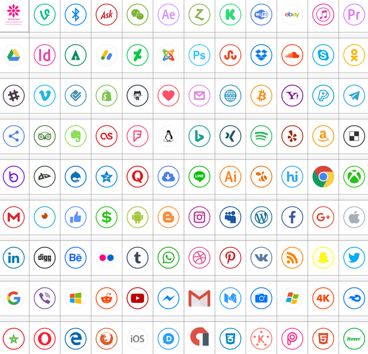 Font-Icons-Color字体 1