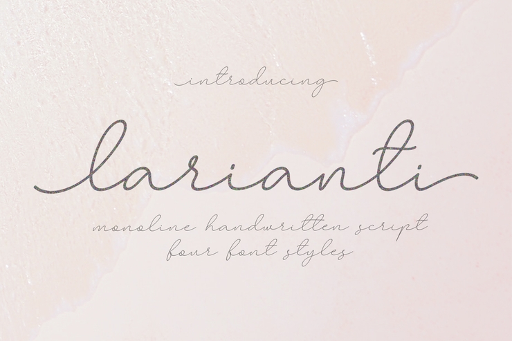 Larianti Monoline Handwritten字体 7