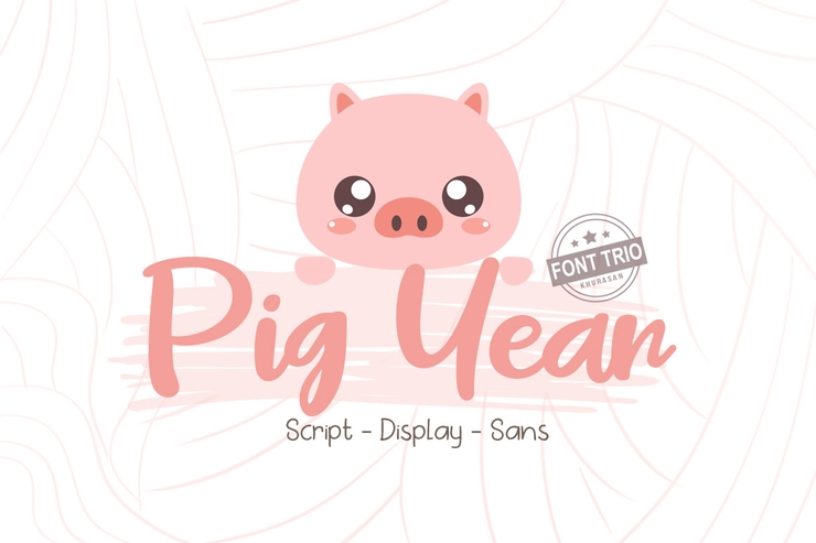 Pig Year字体 1