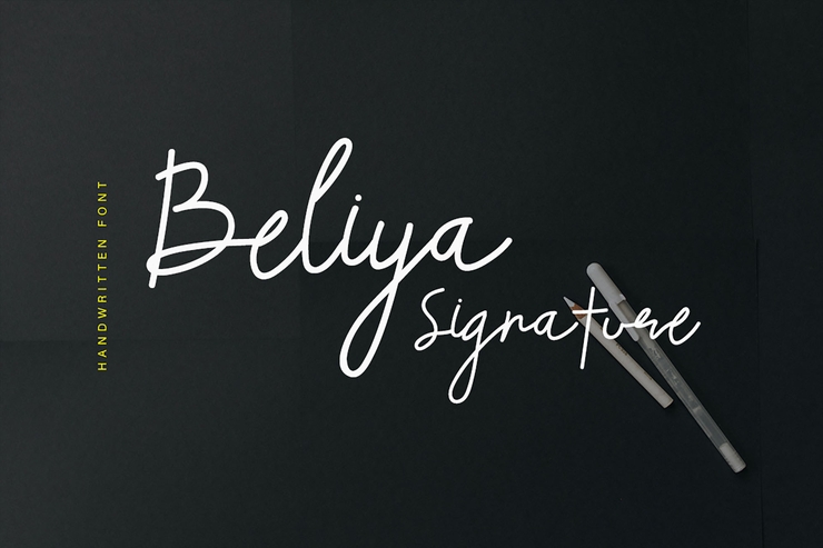 Beliya Signature字体 5