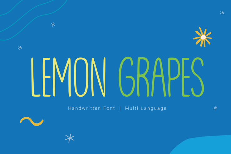 Lemon Grapes字体 4