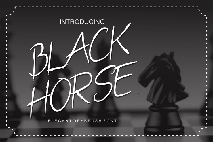 BLACK HORSE字体 1