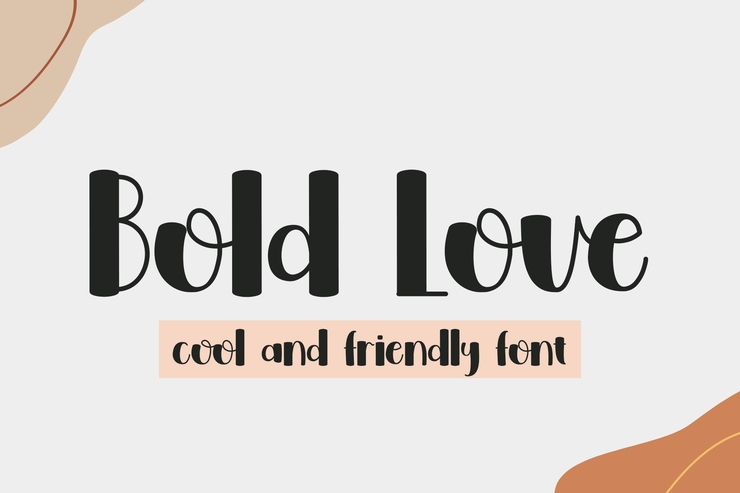 Bold Love -字体 1
