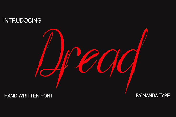 Dread字体 6