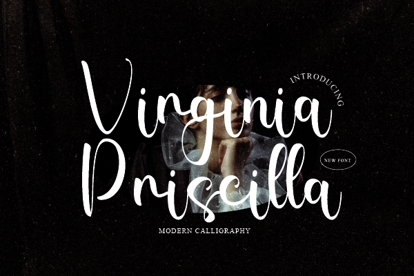 Virginia Priscilla字体 2