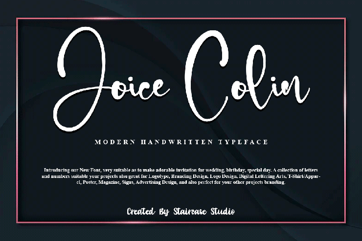 Joice Colin字体 1