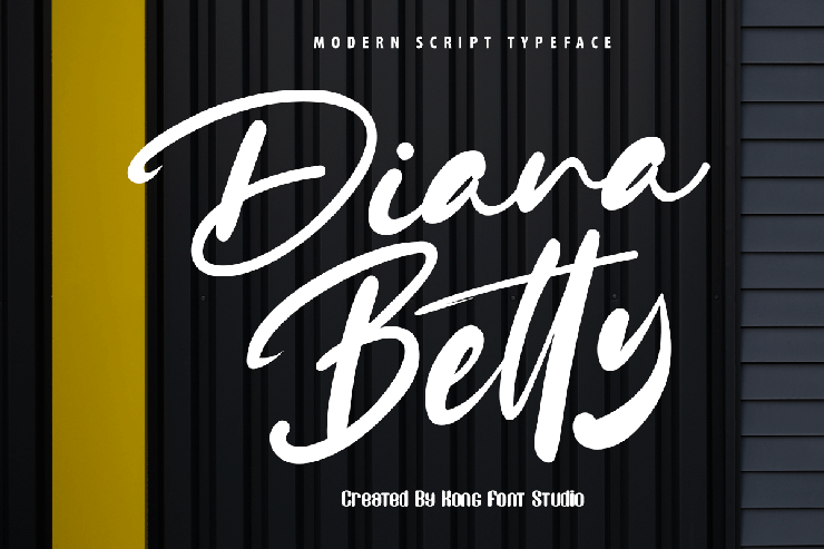 Diana Betty字体 1
