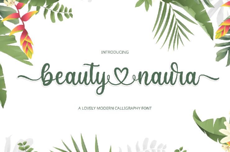 Beauty Naura字体 1