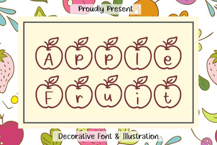 Apple Fruit字体 2