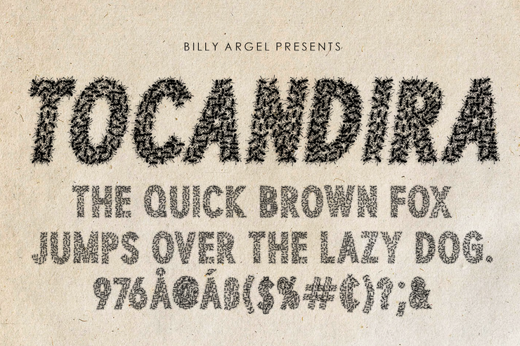TOCANDIRA字体 1