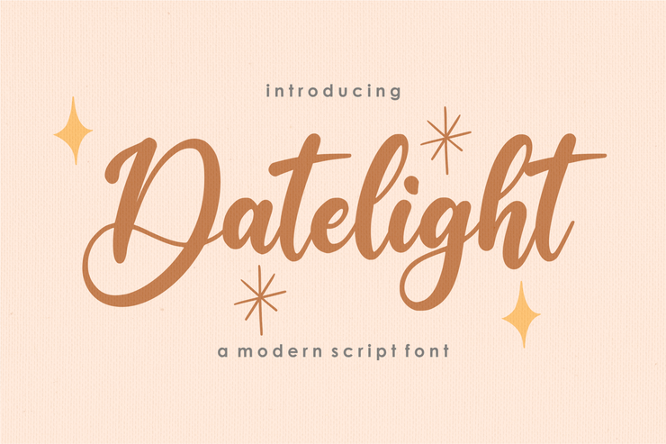 Datelight字体 2