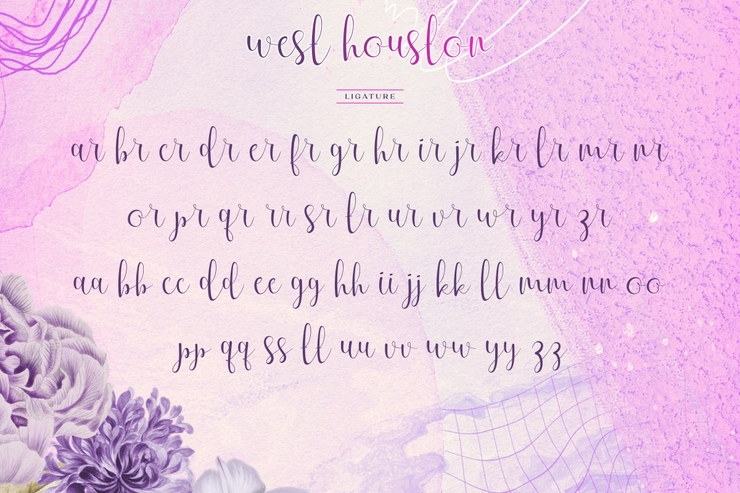 West Houston字体 3