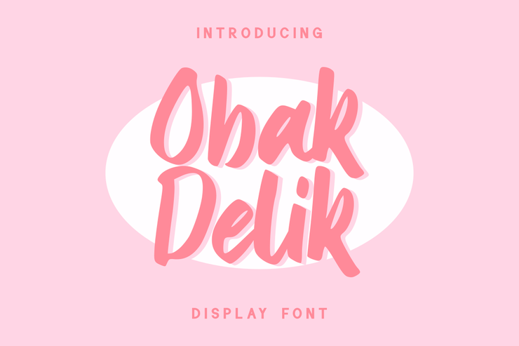 Obak Delik字体 4