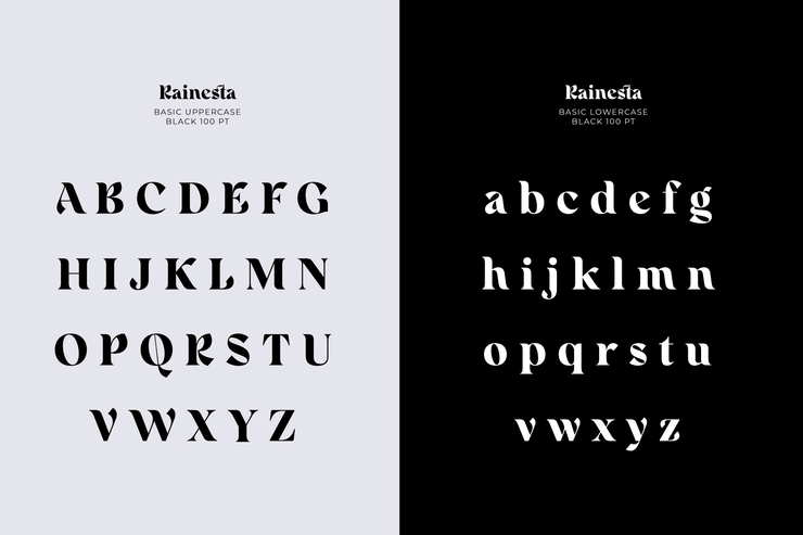 Rainesta字体 3