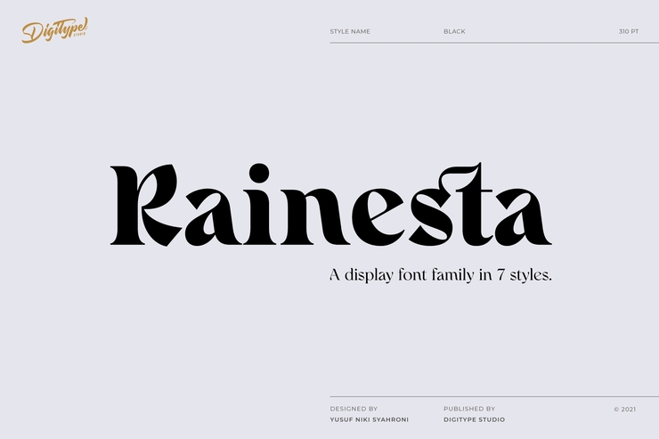 Rainesta字体 7