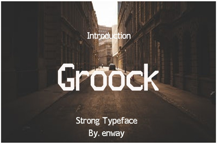 Groock Sans Serif字体 1