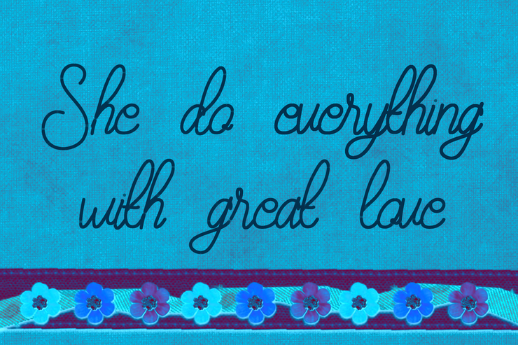 Maudy _silky _line字体 4