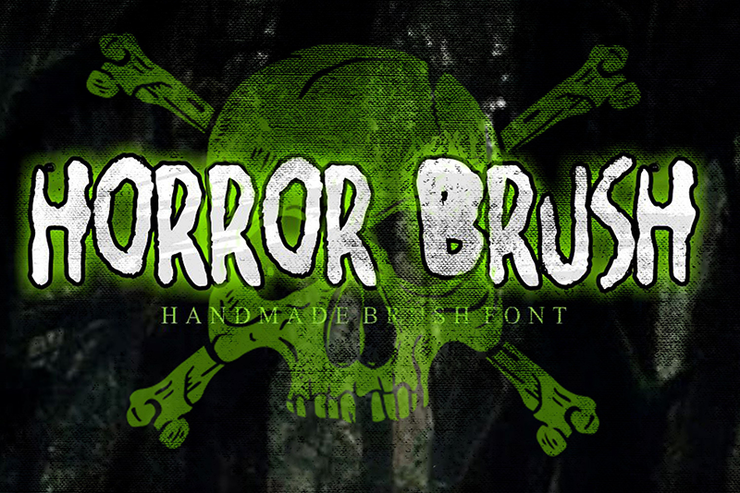 Horror Brush字体 1